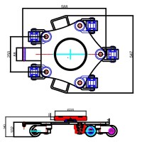 4000kg Steerable Skate